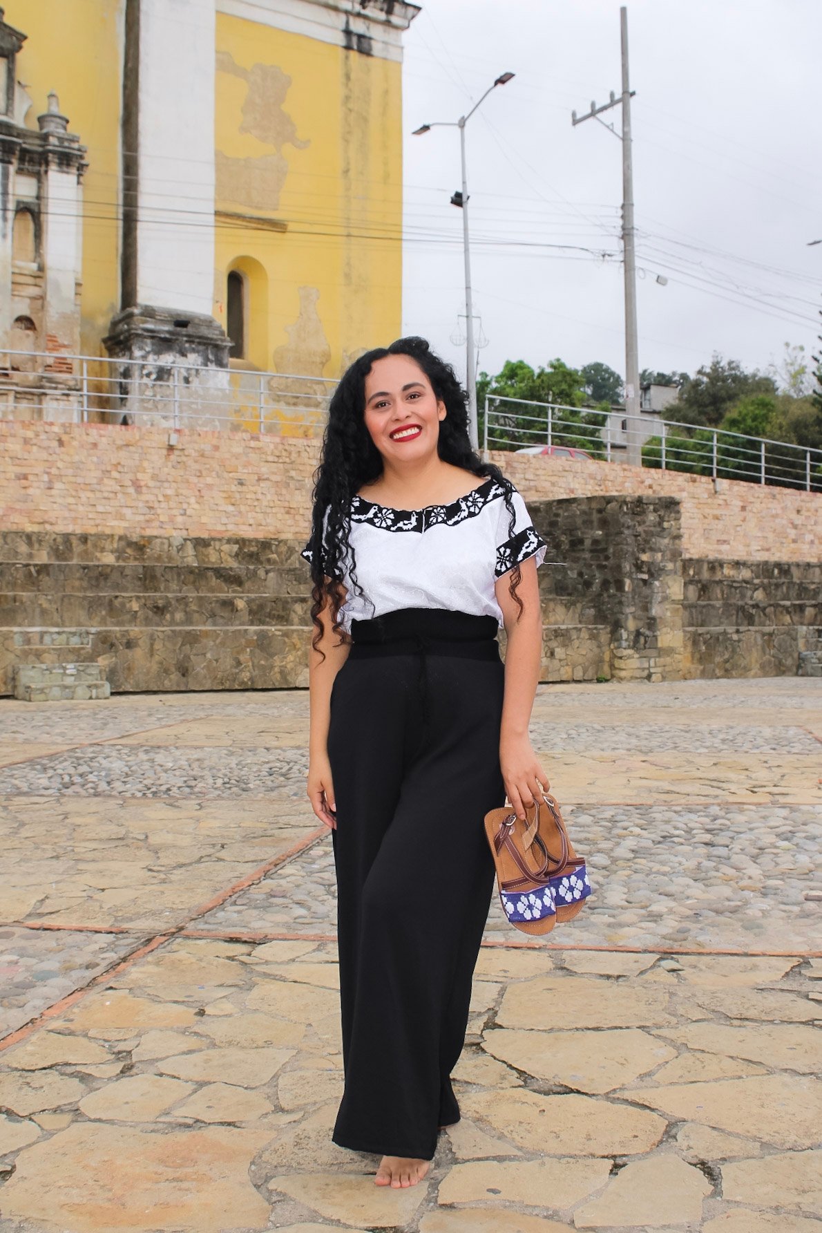 mujer zoque elaboradora de productos artesanales en copainala chiapas