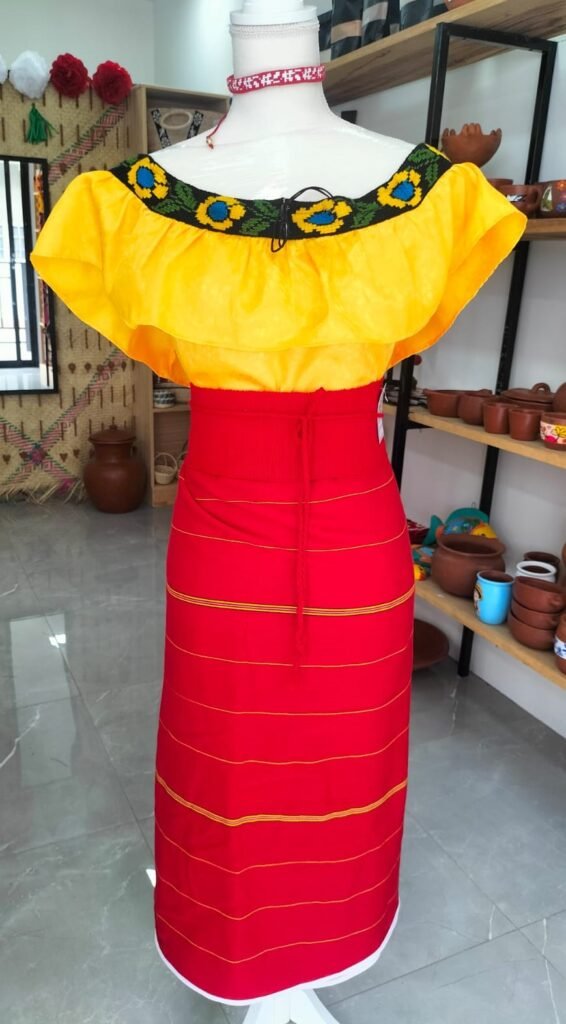 accesorios con bordado zoque tradicional de copainala chiapas