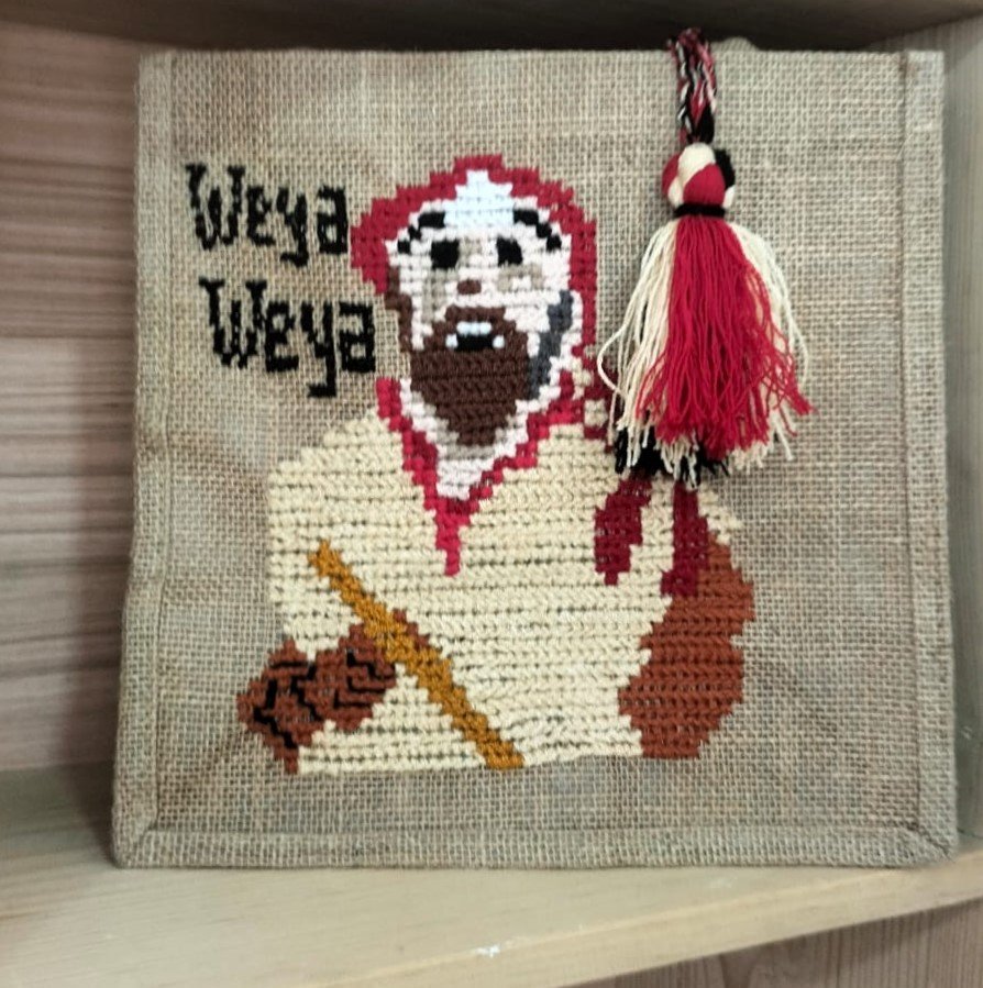 accesorios con bordado zoque tradicional de copainala chiapas