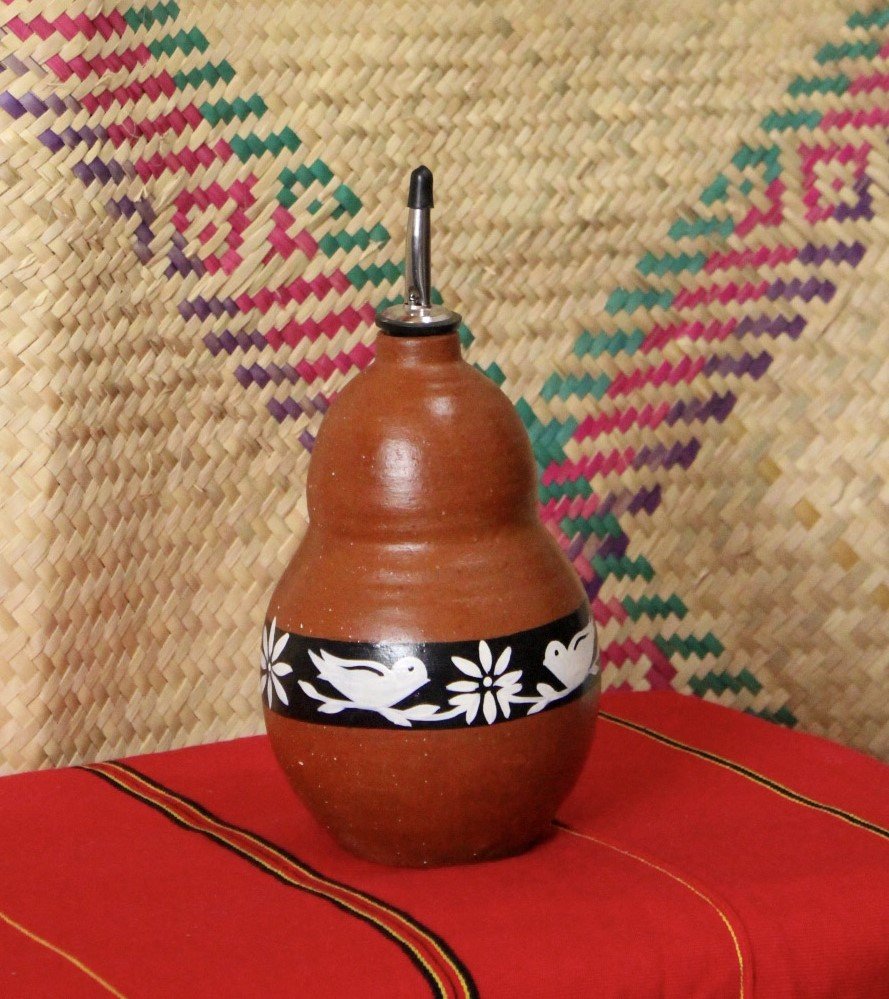 alfareria zoque decorada con imagenes alucibas a copainala